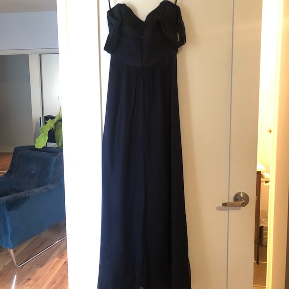 Amsale Silk Chiffon Dress ‘G851C’ - Picture 4 of 5